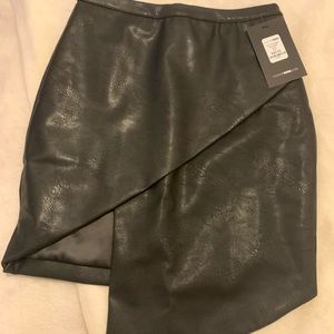 Fashion Nova faux leather mini skirt